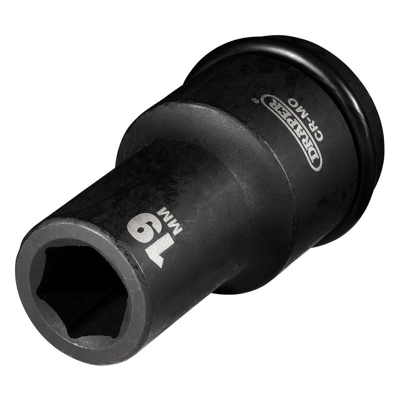 Draper Hi-TORQ® Deep Impact Socket, 3/4" Sq. Dr., 19mm