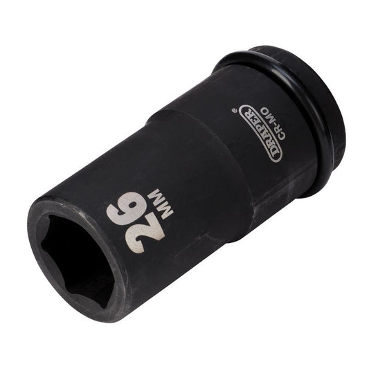 Draper Hi-TORQ® Deep Impact Socket, 3/4" Sq. Dr., 26mm