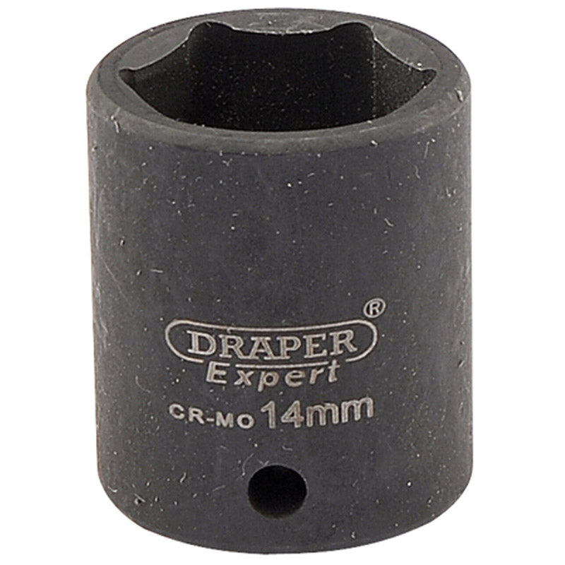 Draper HI-TORQ® 6 Point Impact Socket, 1/4" Sq. Dr., 14mm