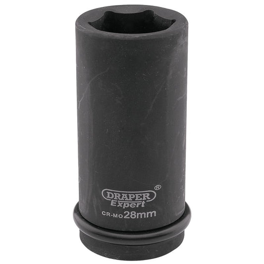 Draper HI-TORQ® 6 Point Deep Impact Socket, 3/4" Sq. Dr., 28mm