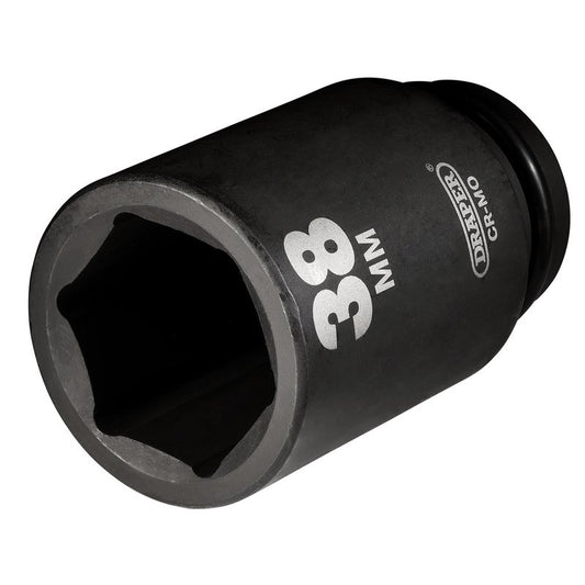 Draper Hi-TORQ® Deep Impact Socket, 3/4" Sq. Dr., 38mm