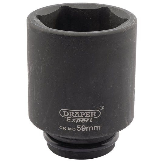 Draper Expert HI-TORQ® 6 Point Deep Impact Socket, 3/4" Sq. Dr., 59mm