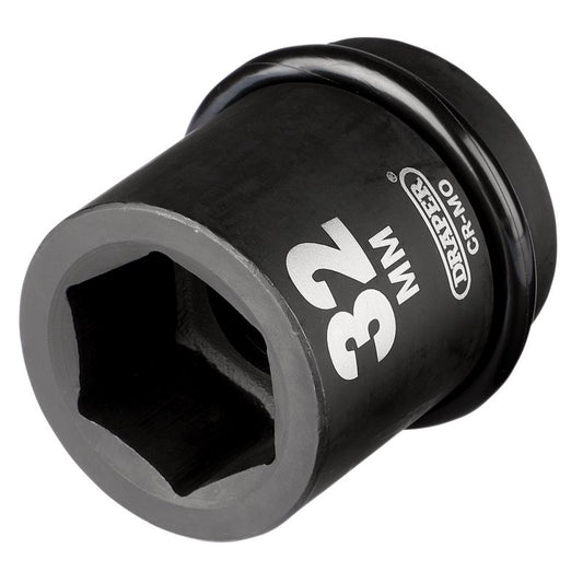 Draper HI-TORQ® 6 Point Impact Socket, 1" Sq. Dr., 32mm