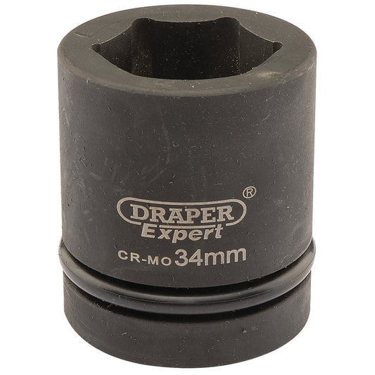 Draper Hi-TORQ® Impact Socket, 1" Sq. Dr., 34mm