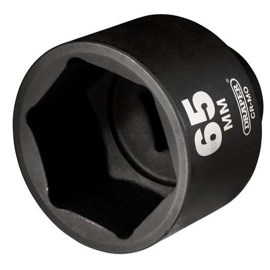 Draper Hi-TORQ® Impact Socket, 1" Sq. Dr., 65mm