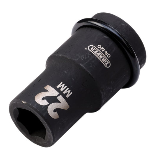 Draper HI-TORQ® 6 Point Deep Impact Socket, 1" Sq. Dr., 22mm