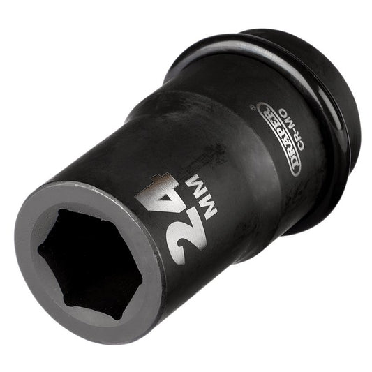 Draper HI-TORQ® 6 Point Deep Impact Socket, 1" Sq. Dr., 24mm