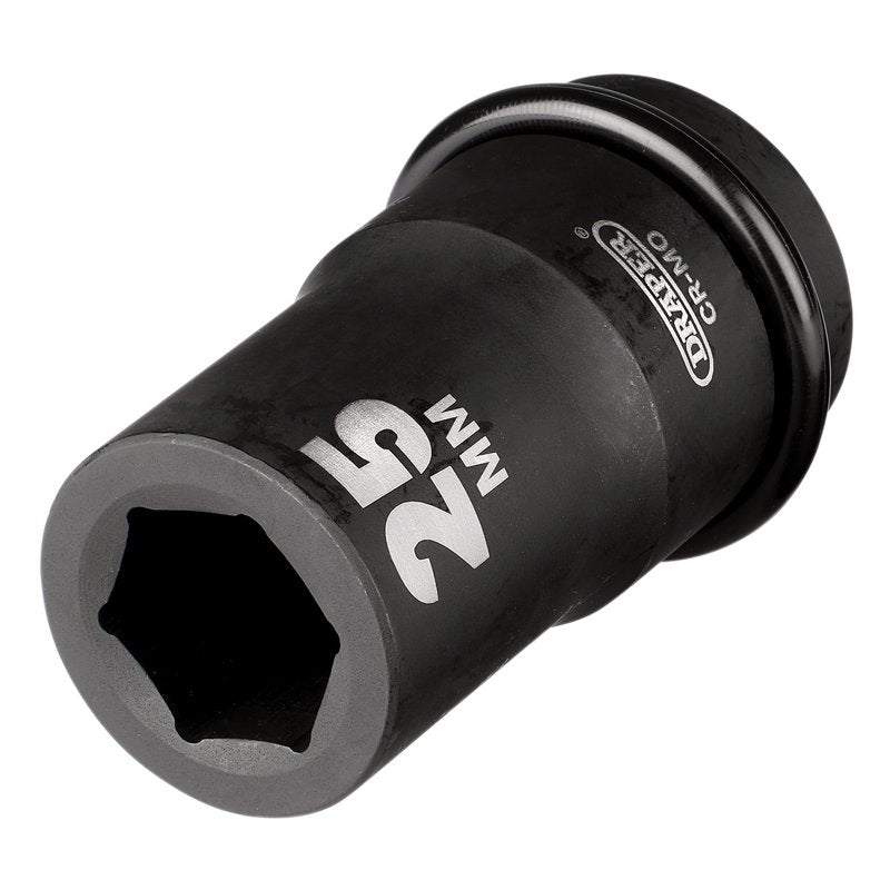 Draper HI-TORQ® 6 Point Deep Impact Socket, 1" Sq. Dr., 25mm