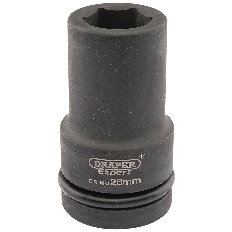 Draper Hi-TORQ® Deep Impact Socket, 1" Sq. Dr., 26mm