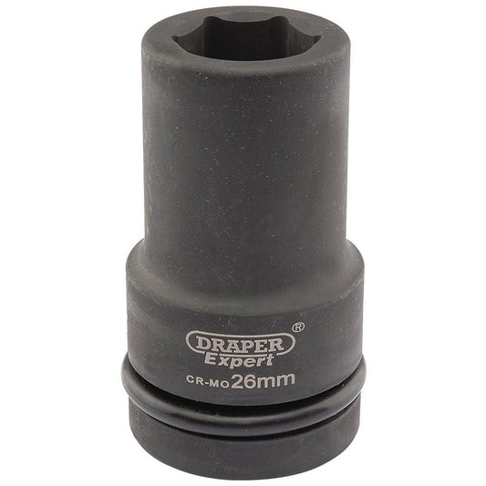 Draper Hi-TORQ® Deep Impact Socket, 1" Sq. Dr., 26mm