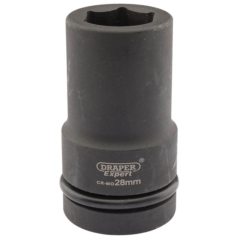 Draper HI-TORQ® 6 Point Deep Impact Socket, 1" Sq. Dr., 28mm