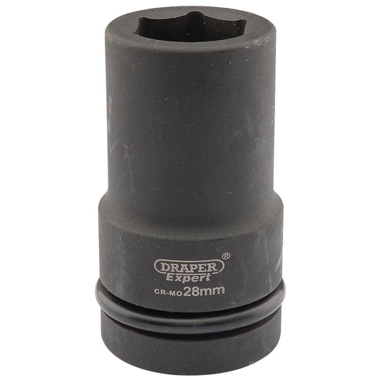 Draper HI-TORQ® 6 Point Deep Impact Socket, 1" Sq. Dr., 28mm