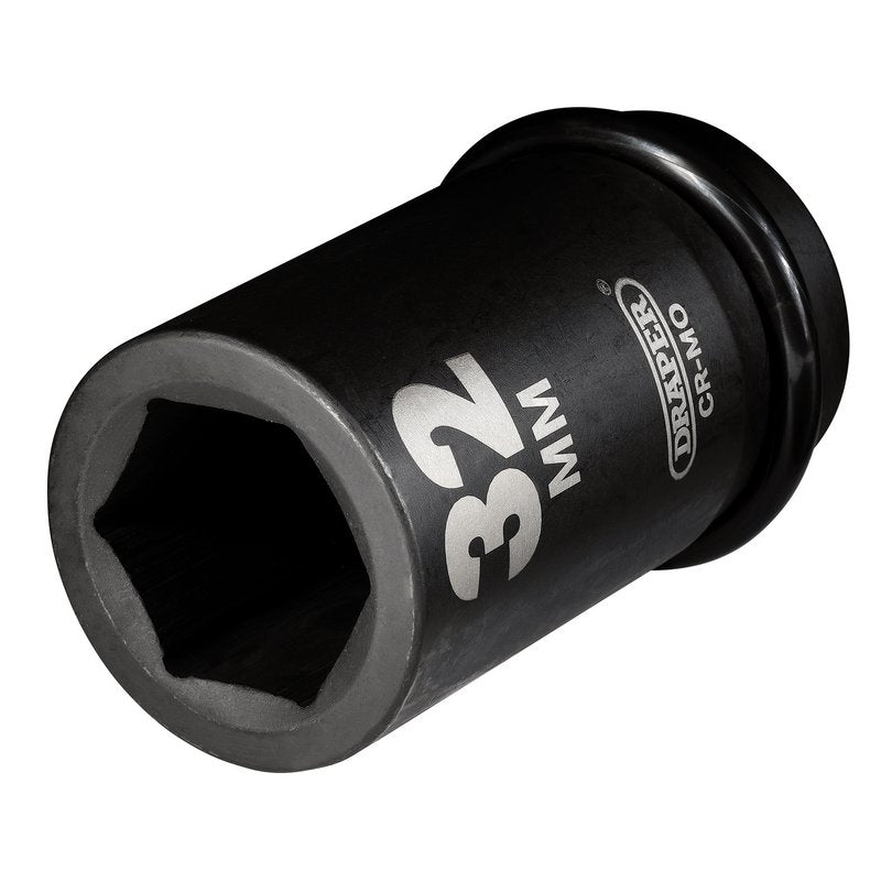Draper Hi-TORQ® Deep Impact Socket, 1" Sq. Dr., 32mm