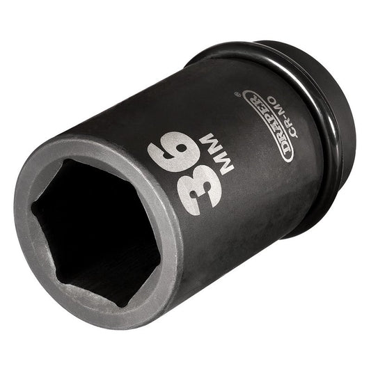 Draper HI-TORQ® 6 Point Deep Impact Socket, 1" Sq. Dr., 36mm