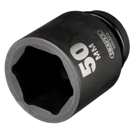 Draper HI-TORQ® 6 Point Deep Impact Socket, 1" Sq. Dr., 50mm