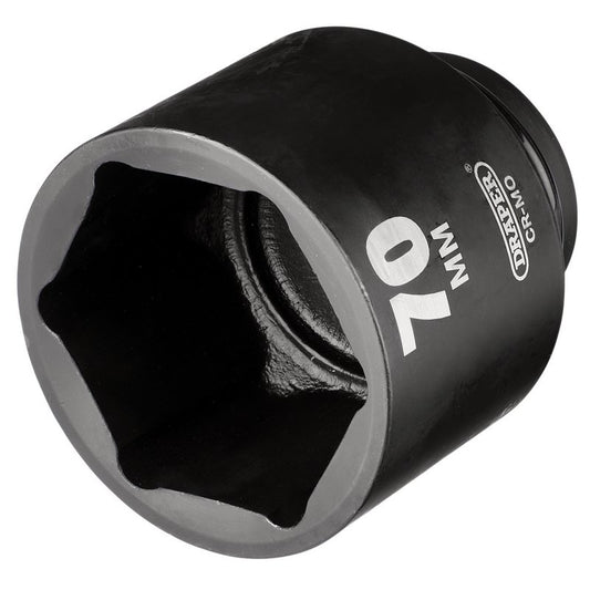 Draper HI-TORQ® 6 Point Deep Impact Socket, 1" Sq. Dr., 70mm