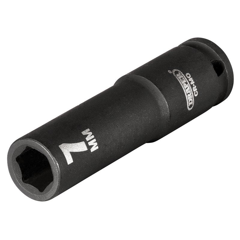Draper HI-TORQ® 6 Point Deep Impact Socket, 1/4" Sq. Dr., 7mm