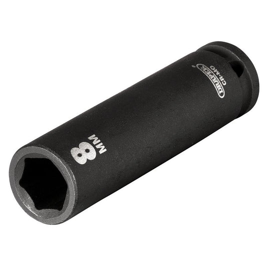 Draper HI-TORQ® 6 Point Deep Impact Socket, 1/4" Sq. Dr., 8mm
