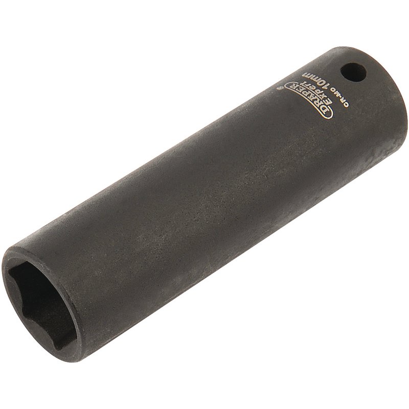 Draper HI-TORQ® 6 Point Deep Impact Socket, 1/4" Sq. Dr., 10mm