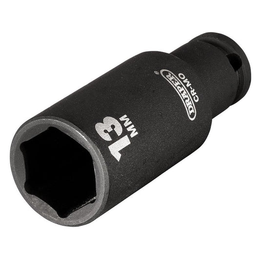 Draper HI-TORQ® 6 Point Deep Impact Socket, 1/4" Sq. Dr., 13mm