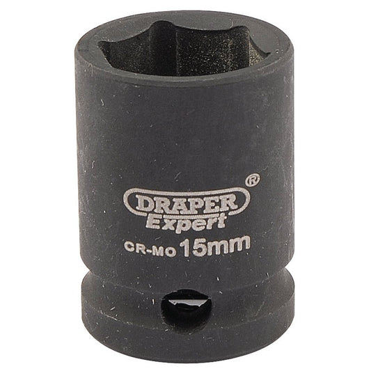 Draper HI-TORQ® 6 Point Impact Socket, 3/8" Sq. Dr., 15mm