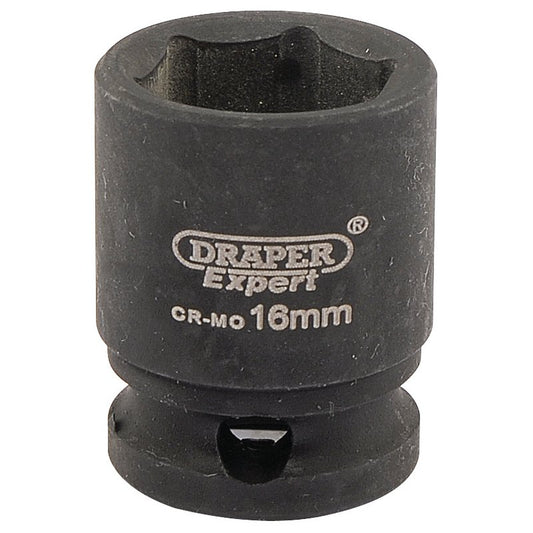 Draper HI-TORQ® 6 Point Impact Socket, 3/8" Sq. Dr., 16mm