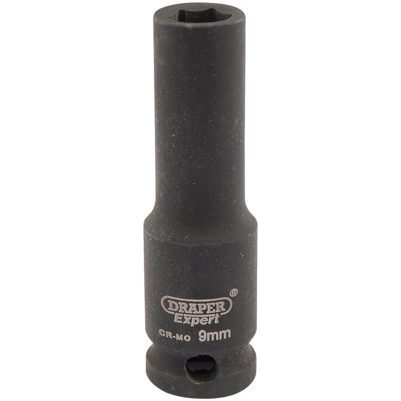 Draper HI-TORQ® 6 Point Deep Impact Socket, 3/8" Sq. Dr., 9mm