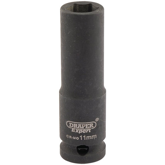 Draper HI-TORQ® 6 Point Deep Impact Socket, 3/8" Sq. Dr., 11mm