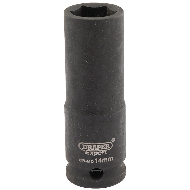 Draper HI-TORQ® 6 Point Deep Impact Socket, 3/8" Sq. Dr., 14mm