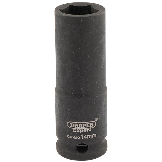 Draper HI-TORQ® 6 Point Deep Impact Socket, 3/8" Sq. Dr., 14mm