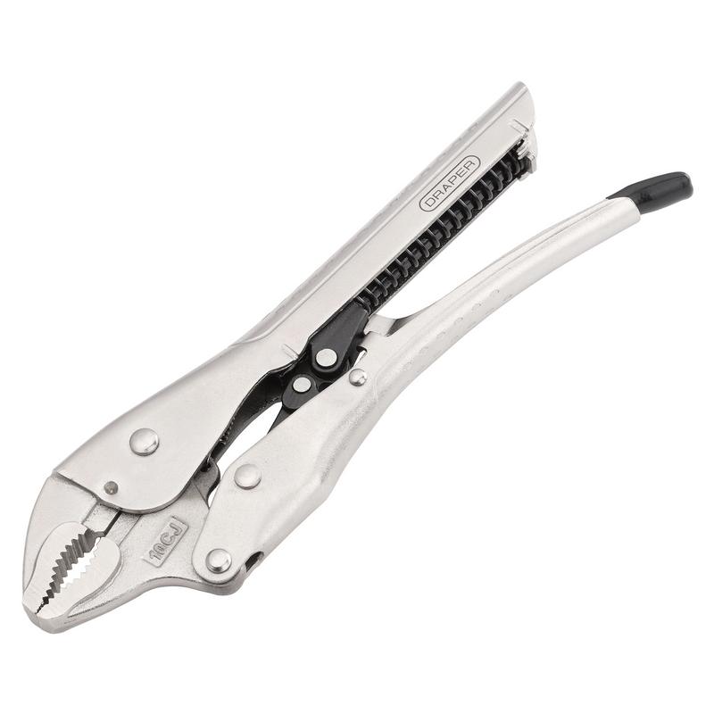 NEW Curved Jaw Auto Locking Pliers, 250mm