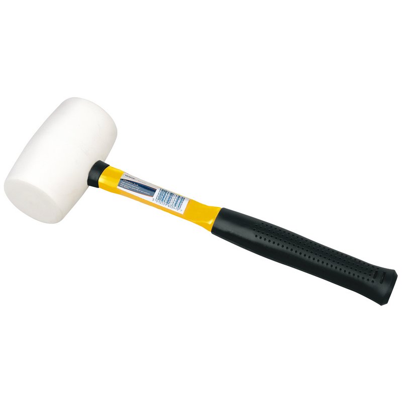 Draper Expert Non-Marking Rubber Head Mallet with Fibreglass Shaft, 680g/24oz