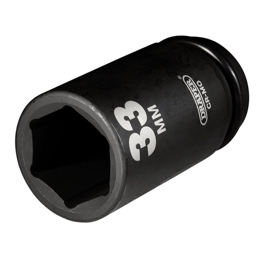 Draper Hi-TORQ® Deep Impact Socket, 3/4" Sq. Dr., 33mm