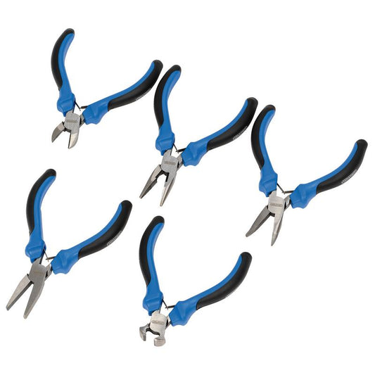Soft Grip Mini Pliers Set (5 Piece)