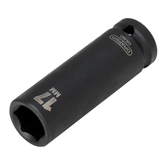 Draper HI-TORQ® Deep Impact Socket, 1/2" Sq. Dr., 17mm