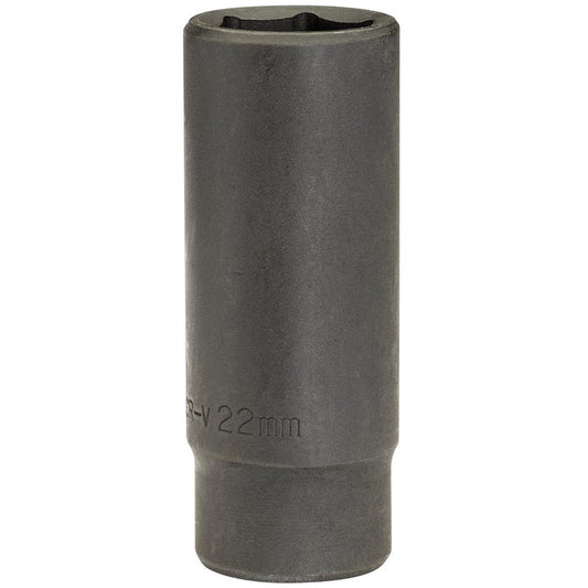 Draper HI-TORQ® Deep Impact Socket, 1/2" Sq. Dr., 22mm