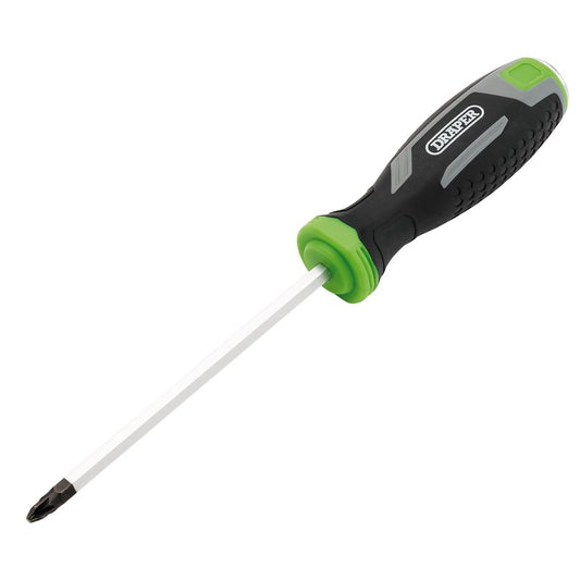 Pound Thru Pozi Soft Grip Screwdriver, PZ2 x 125mm