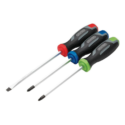 Pound Thru Soft Grip Screwdriver Set (3 Piece)