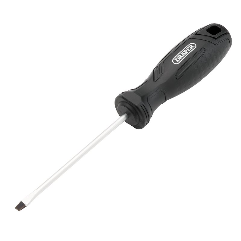 Slotted Hard Grip Screwdriver, 4 x 100mm