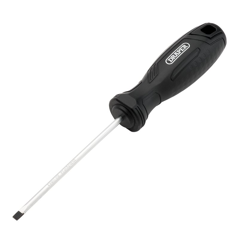 Slotted Parallel Hard Grip Screwdriver, 4 x 100mm