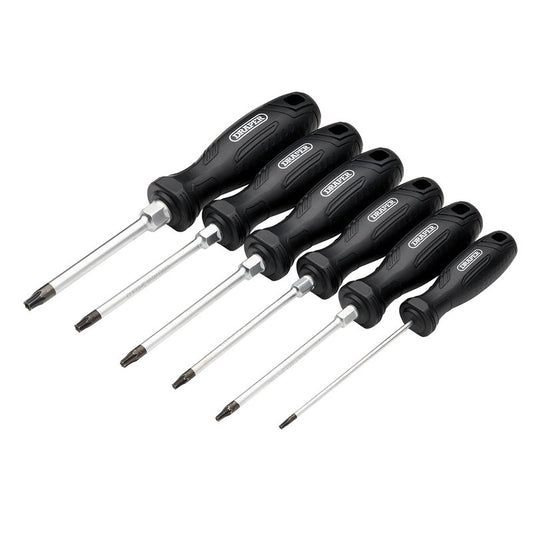 Draper TX-STAR® Tamperproof Hard Grip Screwdriver Set (6 Piece)