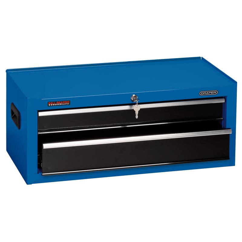 Intermediate Tool Chest, 2 Drawer, 26", Blue