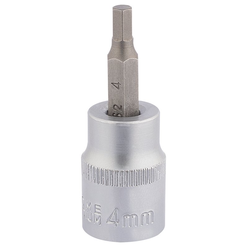 Draper Expert Socket with Hexagonal Bit, 3/8" Sq. Dr., 4mm
