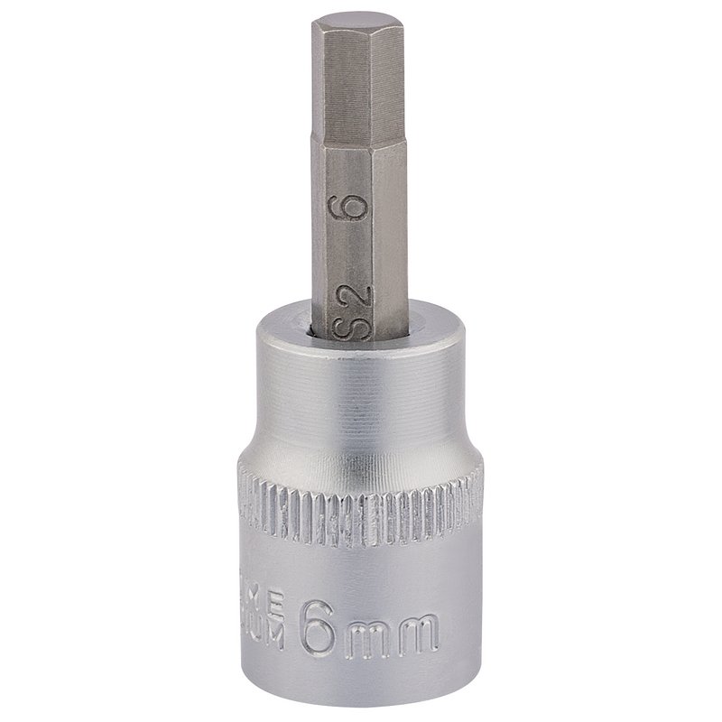 Draper Expert Socket with Hexagonal Bit, 3/8" Sq. Dr., 6mm