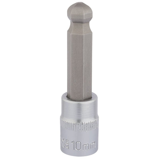Draper Expert Ball End Hexagonal Socket Bits, 3/8" Sq. Dr., 10mm