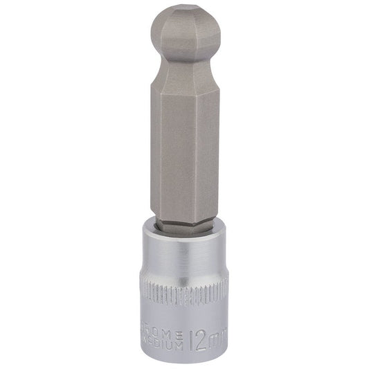 Draper Expert Ball End Hexagonal Socket Bits, 3/8" Sq. Dr., 12mm