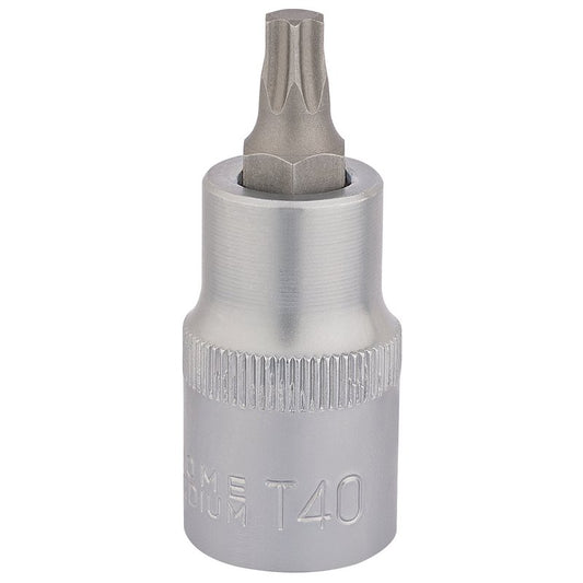 Draper Expert TX-STAR® Socket Bit, 1/2" Sq. Dr., T40 x 55mm