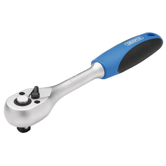 72 Tooth Reversible Soft Grip Ratchets, 3/8" Sq. Dr.