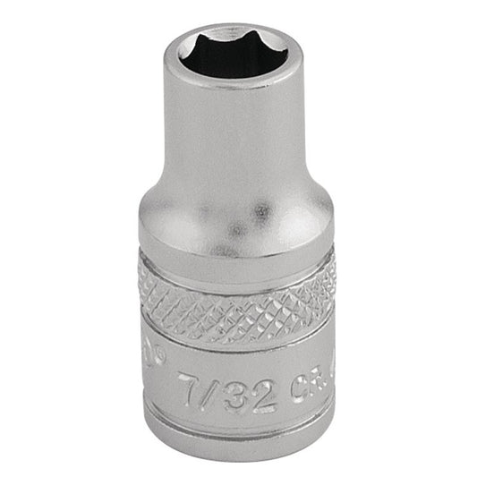 Draper Expert Imperial Socket, 1/4" Sq. Dr., 7/32"