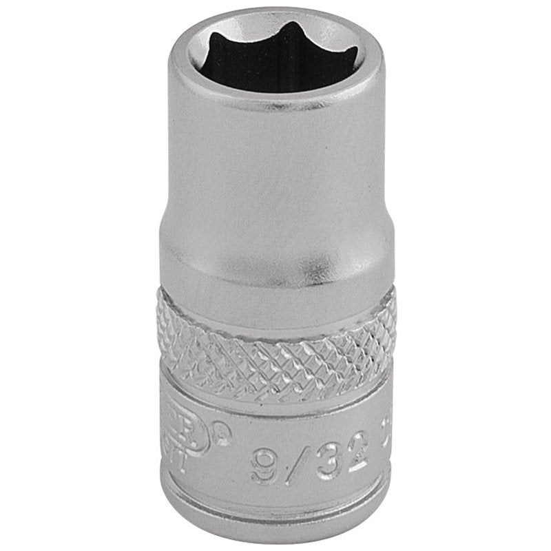 Draper Expert Imperial Socket, 1/4" Sq. Dr., 9/32"
